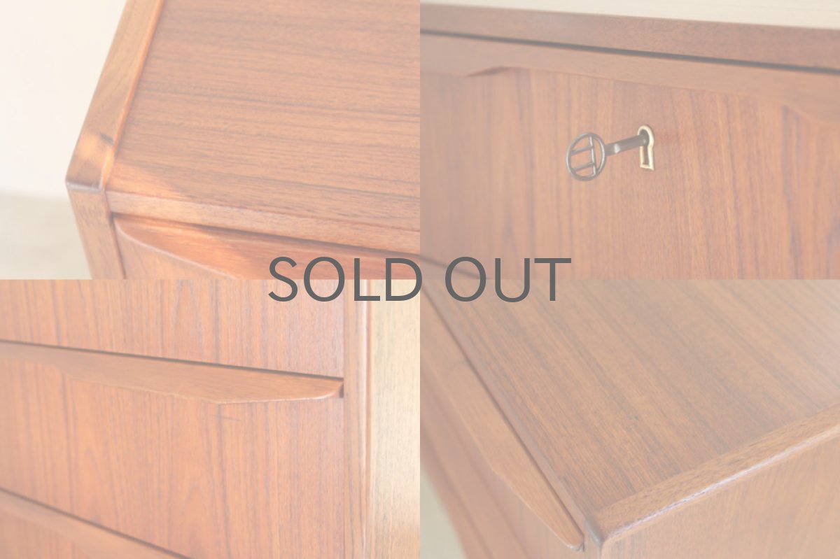 画像4: 北欧ビンテージ家具/デンマーク チェスト 3段 (4)