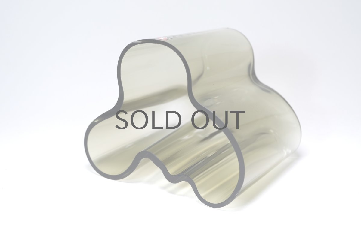 画像7: iittala/イッタラ/ALVAR AALTO/Savoy vas/アルヴァ・アアルトコレクション ベース/H12cm/グレー/BOX付き (7)