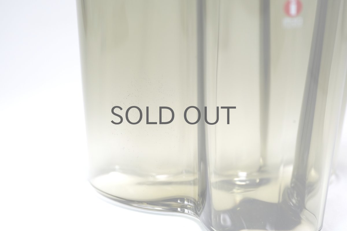 画像5: iittala/イッタラ/ALVAR AALTO/Savoy vas/アルヴァ・アアルトコレクション ベース/H12cm/グレー/BOX付き (5)