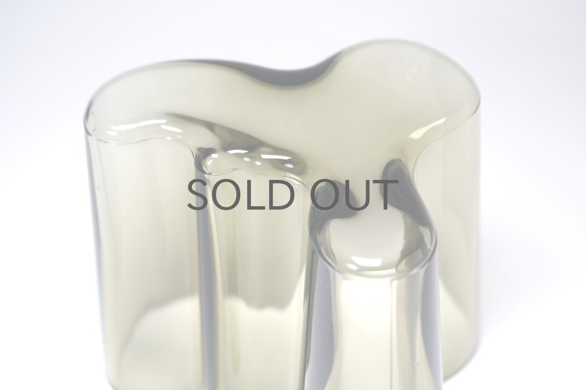 画像8: iittala/イッタラ/ALVAR AALTO/Savoy vas/アルヴァ・アアルトコレクション ベース/H12cm/グレー/BOX付き (8)