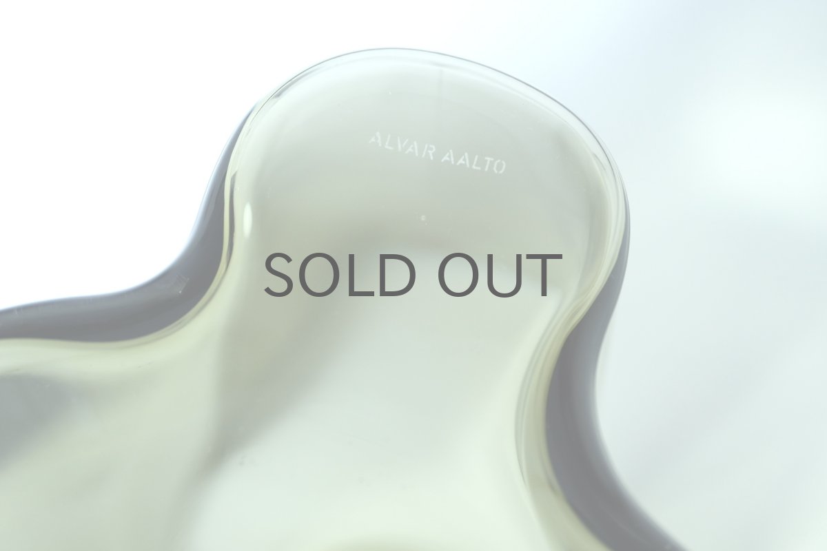 画像9: iittala/イッタラ/ALVAR AALTO/Savoy vas/アルヴァ・アアルトコレクション ベース/H12cm/グレー/BOX付き (9)