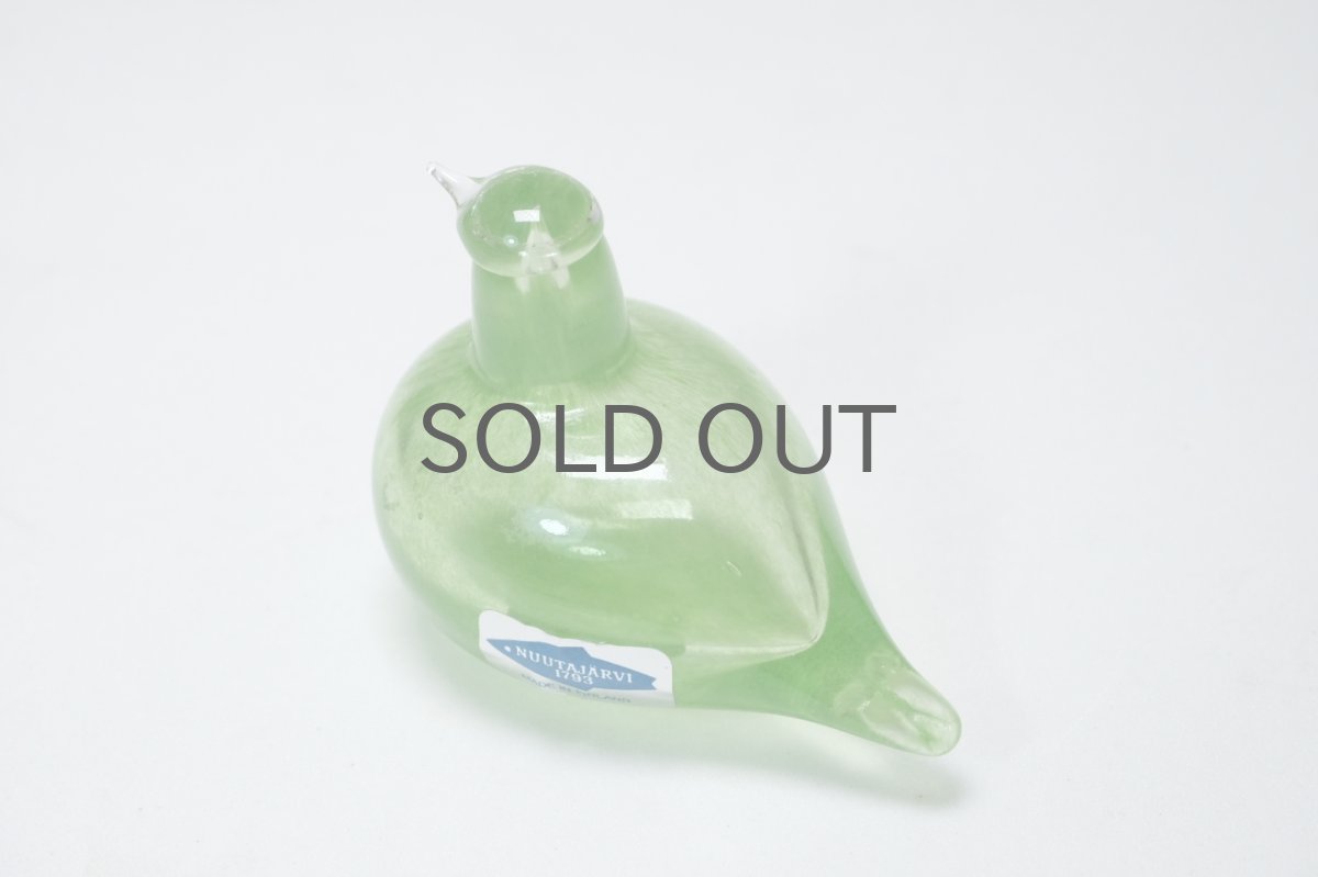 画像3: 北欧アートガラス/iittala/イッタラバード/Oiva Toikka/オイバトイッカ/Hippiainen/ヒッピアイネン/Golden-Crested Kinglet/企業バード/イエローグリーン (3)