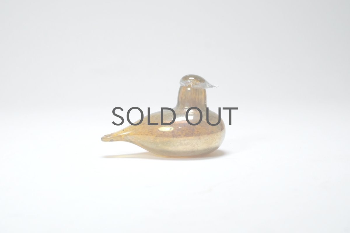 画像2: 北欧アートガラス/iittala/イッタラバード/Oiva Toikka/オイバトイッカ/Hippiainen/ヒッピアイネン/Golden-Crested Kinglet/半ラスター斑点 (2)