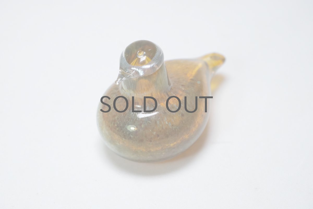 画像4: 北欧アートガラス/iittala/イッタラバード/Oiva Toikka/オイバトイッカ/Hippiainen/ヒッピアイネン/Golden-Crested Kinglet/半ラスター斑点 (4)