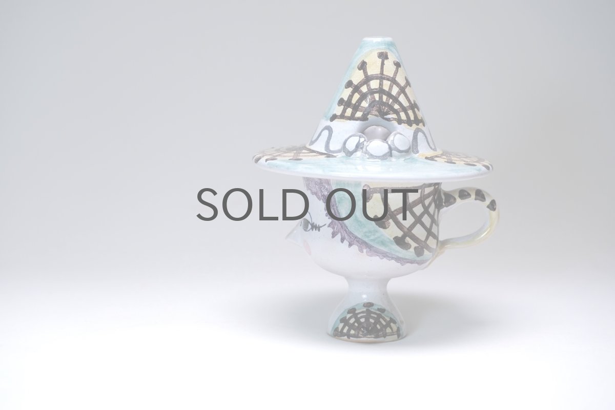 画像5:  北欧デンマーク/Bjorn Wiinblad /ビヨン・ウィンブラッド/フラワーベース/ミニ/ハットの女性 (5)