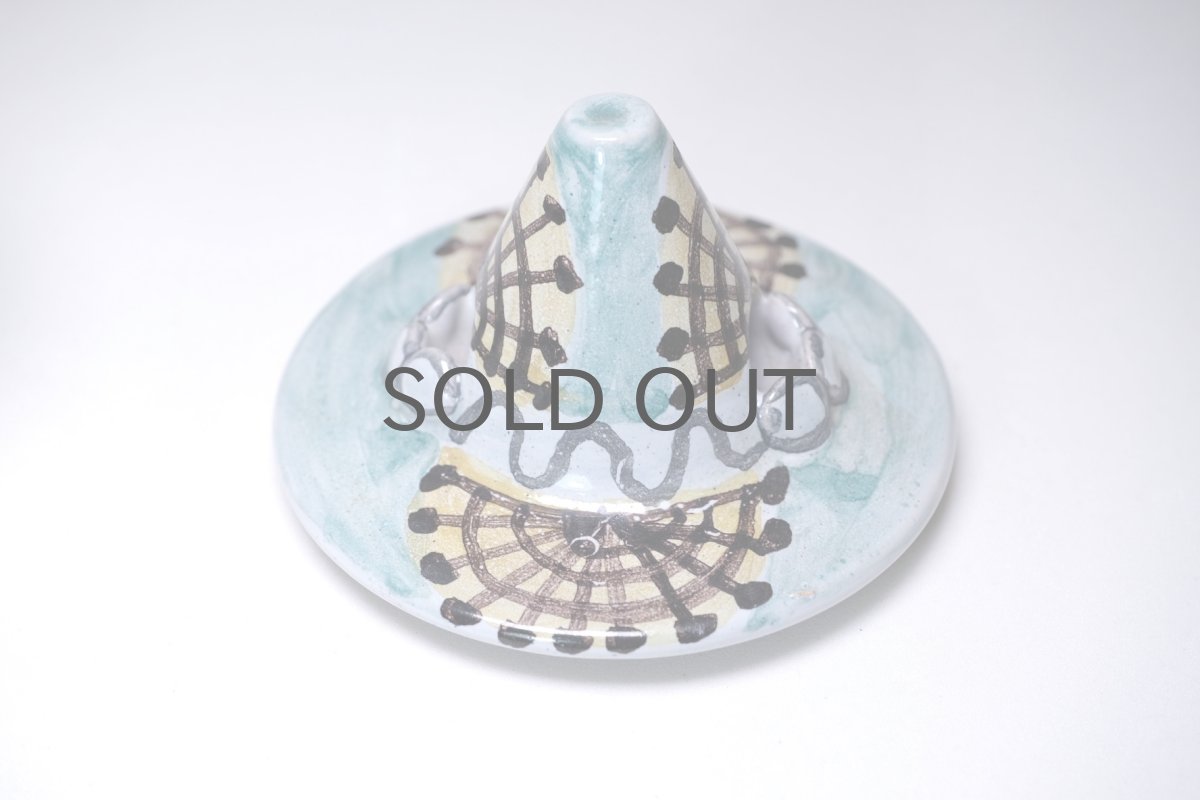 画像13:  北欧デンマーク/Bjorn Wiinblad /ビヨン・ウィンブラッド/フラワーベース/ミニ/ハットの女性 (13)