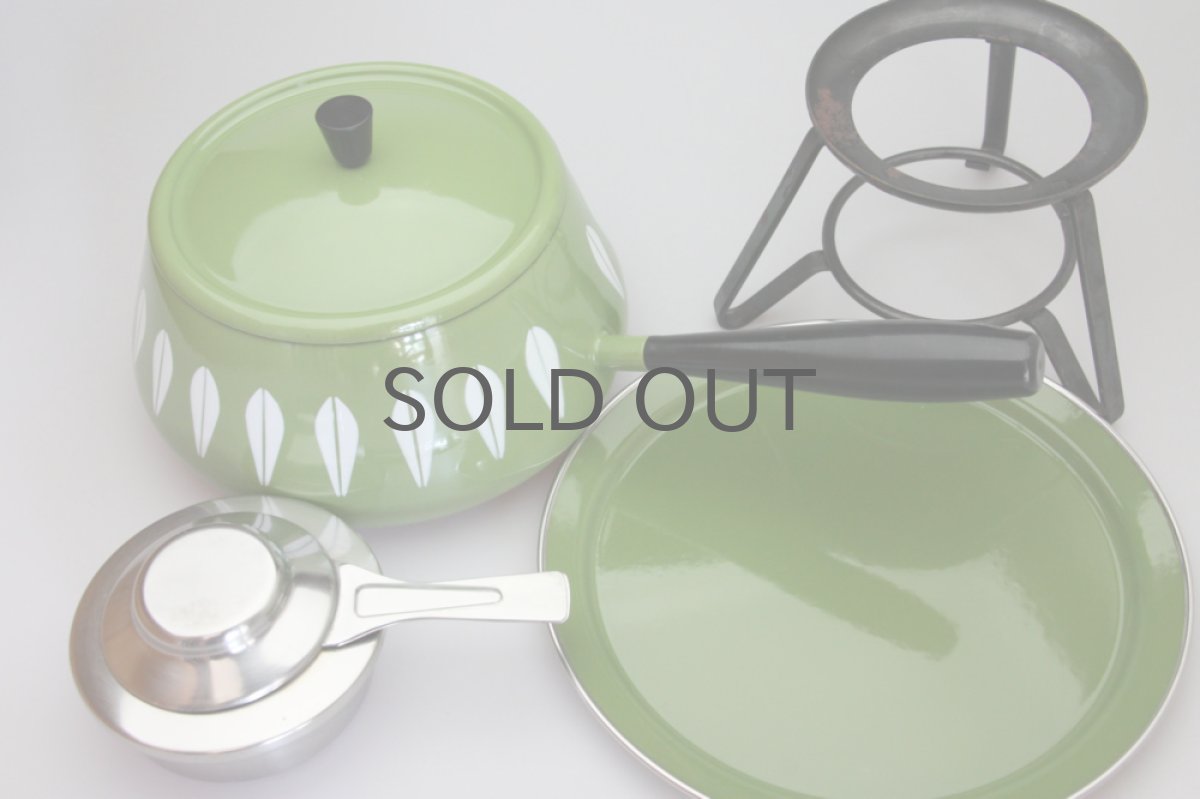 画像2: CATHERINE HOLM/キャサリン・ホルム ロータス フォンデュ鍋+ウォーマーセット (2)