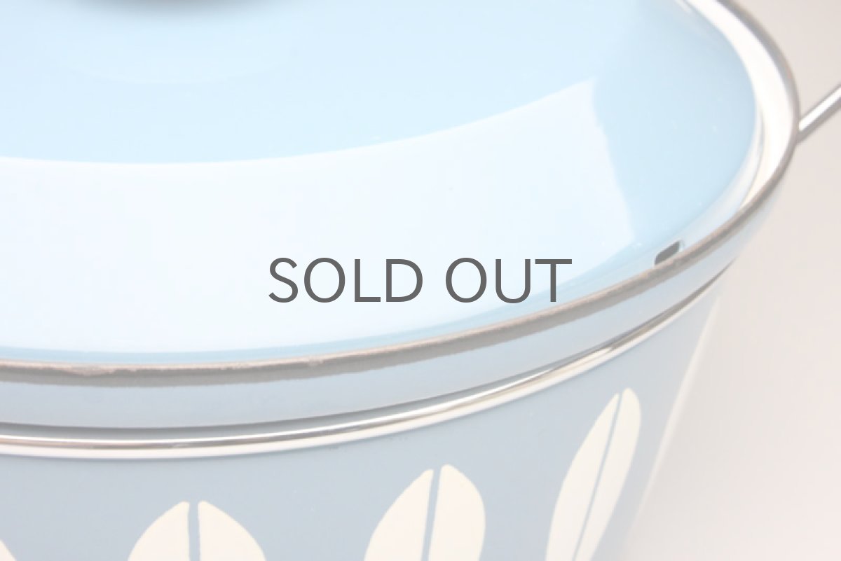 画像2:  キャサリンホルム ロータス 両手鍋特大  27cmティールブルー (2)