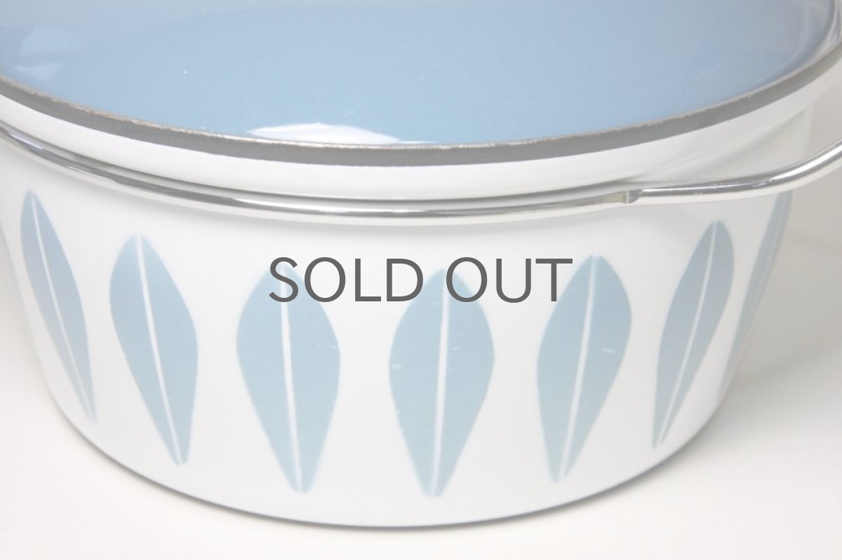 画像6: CATHERINE HOLM /Lotus /キャサリンホルム/ロータス/両手鍋22cm/白&ターコイズブルー (6)