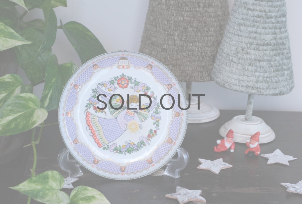 画像6: クリスマスプレート/Studio Steinbock(Steinböck)/1983年/エナメルプレート/アメジストカラーの天使 (6)