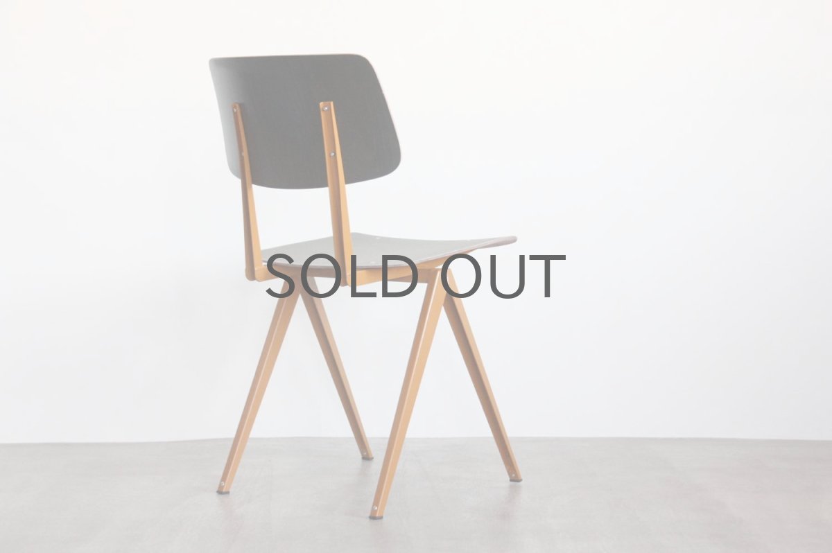 画像4: GALVANITAS/ガルファニタス/S16/インダストリアルチェア/エボニー&オーカーブラウン (4)