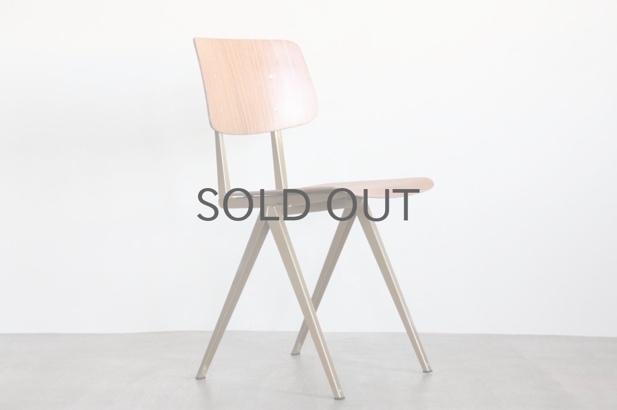 画像2: GALVANITAS/ガルファニタス/S16/インダストリアルチェア/ブラウン&パールゴールド (2)