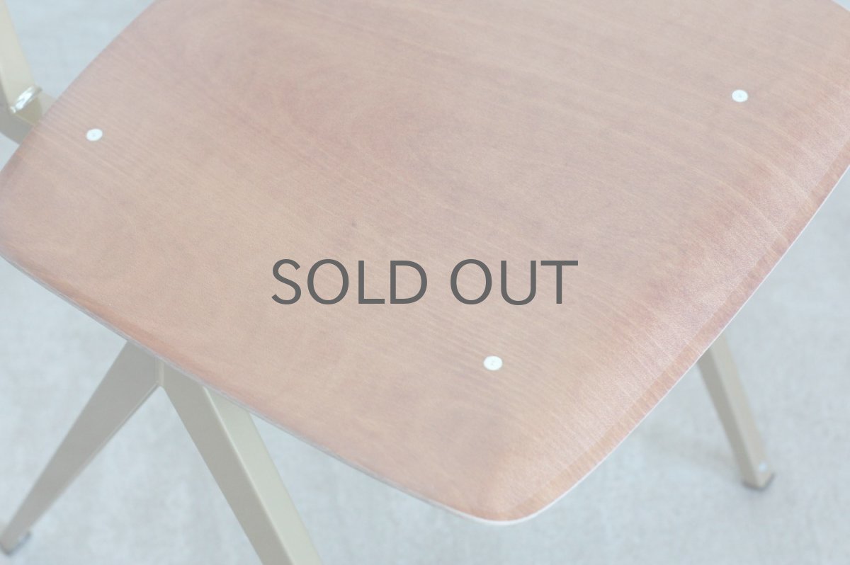 画像5: GALVANITAS/ガルファニタス/S16/インダストリアルチェア/ブラウン&パールゴールド (5)