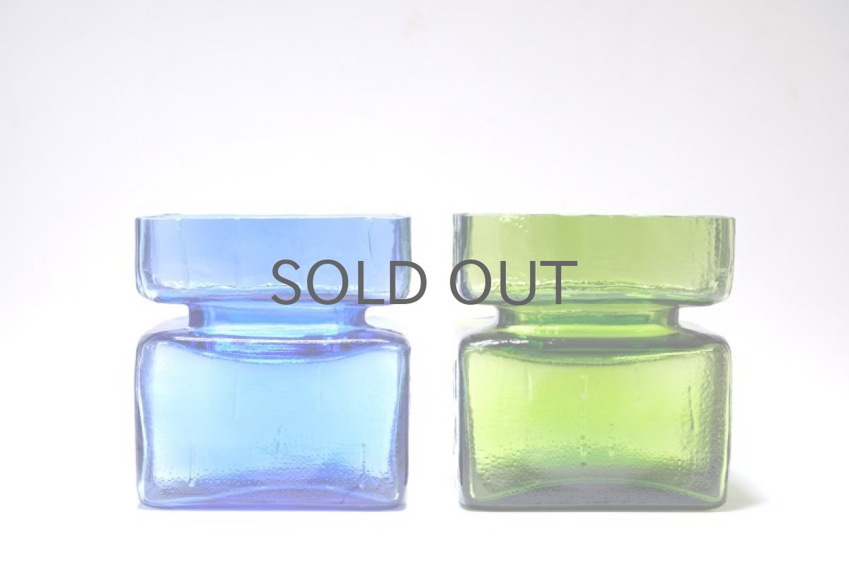 画像7: 北欧雑貨/Riihimaen Lasi/リーヒマエンラシ/Pala/パラシリーズ/花瓶/ブルー/Lサイズ/No.1 (7)