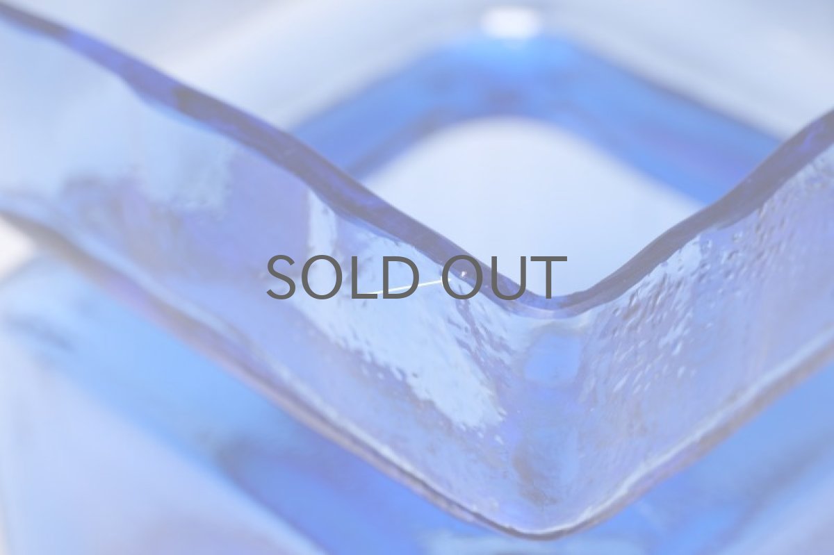 画像5: 北欧雑貨/Riihimaen Lasi/リーヒマエンラシ/Pala/パラシリーズ/花瓶/ブルー/Lサイズ/No.1 (5)