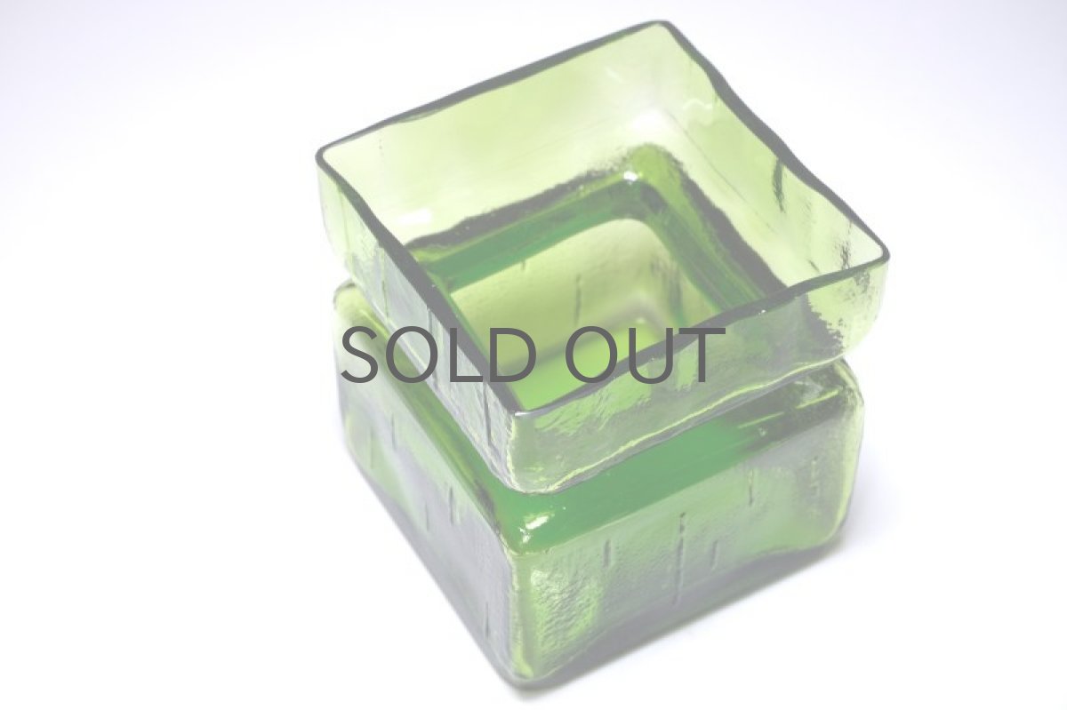 画像3: 北欧雑貨/Riihimaen Lasi/リーヒマエンラシ/Pala/パラシリーズ/花瓶/グリーン/Lサイズ/No.1 (3)