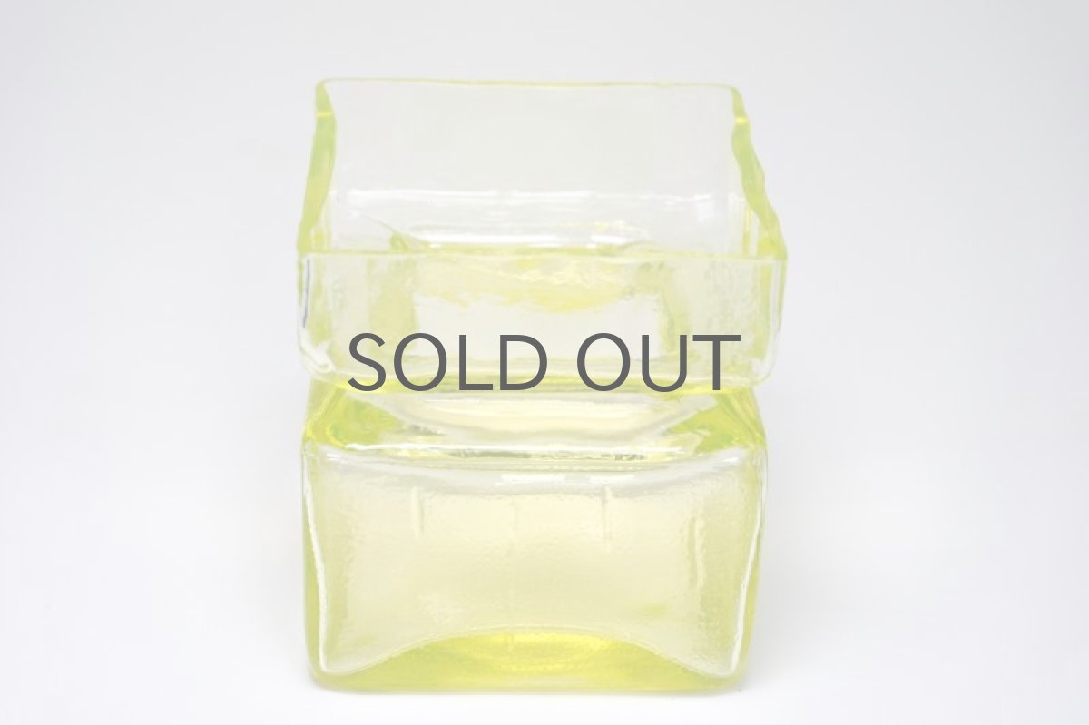 画像2: 北欧雑貨/RIIHIMÄKI lasi/リーヒマエンラシ/Palaシリーズ/花瓶/イエロー/Lサイズ (2)