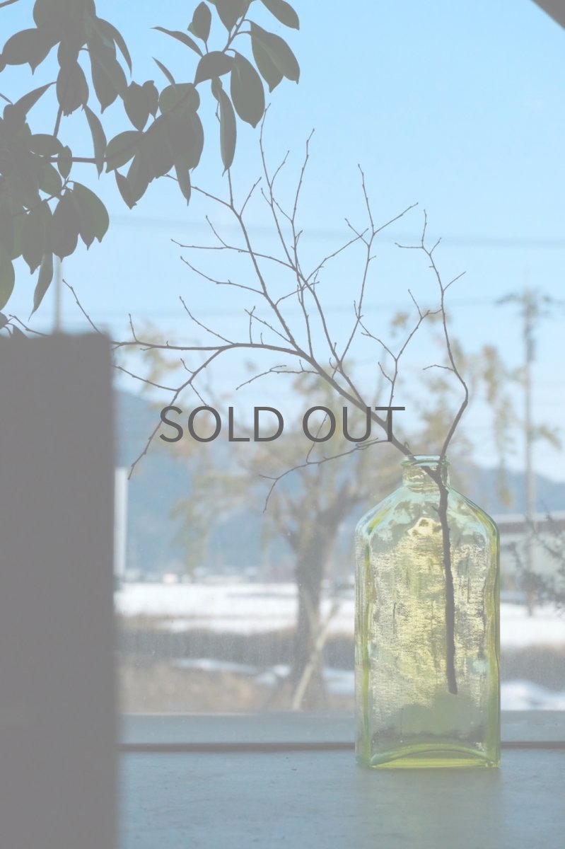 画像5: ビンテージ北欧雑貨/RiihimaenLasi/リーヒマエン・ラシ/Helena Tynell/ヘレナ・ティネル/Lankkupullo/ボトル/イエロー (5)