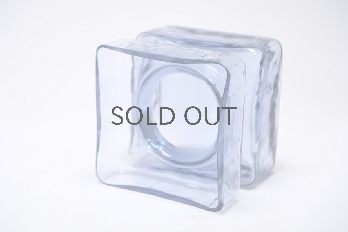 画像3: ビンテージ北欧雑貨/RiihimaenLasi/リーヒマエン・ラシ/花瓶/ラベンダー/Mサイズ (3)