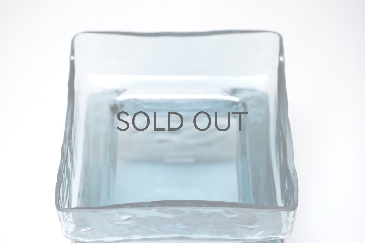 画像3: 北欧雑貨/Riihimaen Lasi/リーヒマエンラシ/Pala/パラシリーズ/花瓶/Lサイズ/ブルーグレー (3)