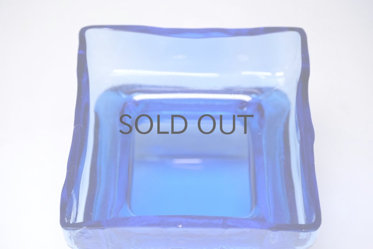 画像3: 北欧雑貨/Riihimaen Lasi/リーヒマエンラシ/Pala/パラシリーズ/花瓶/Lサイズ/ブルー (3)