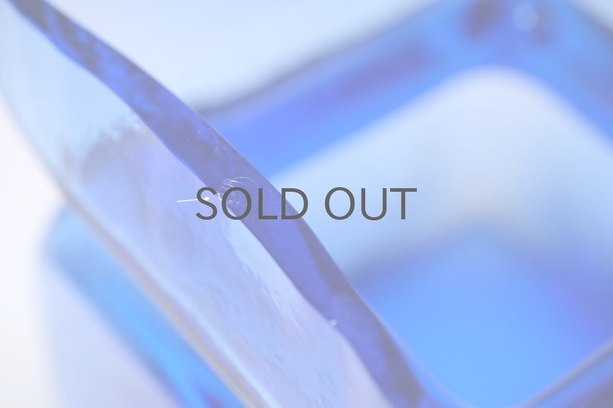 画像4: 北欧雑貨/Riihimaen Lasi/リーヒマエンラシ/Pala/パラシリーズ/花瓶/Lサイズ/ブルー (4)