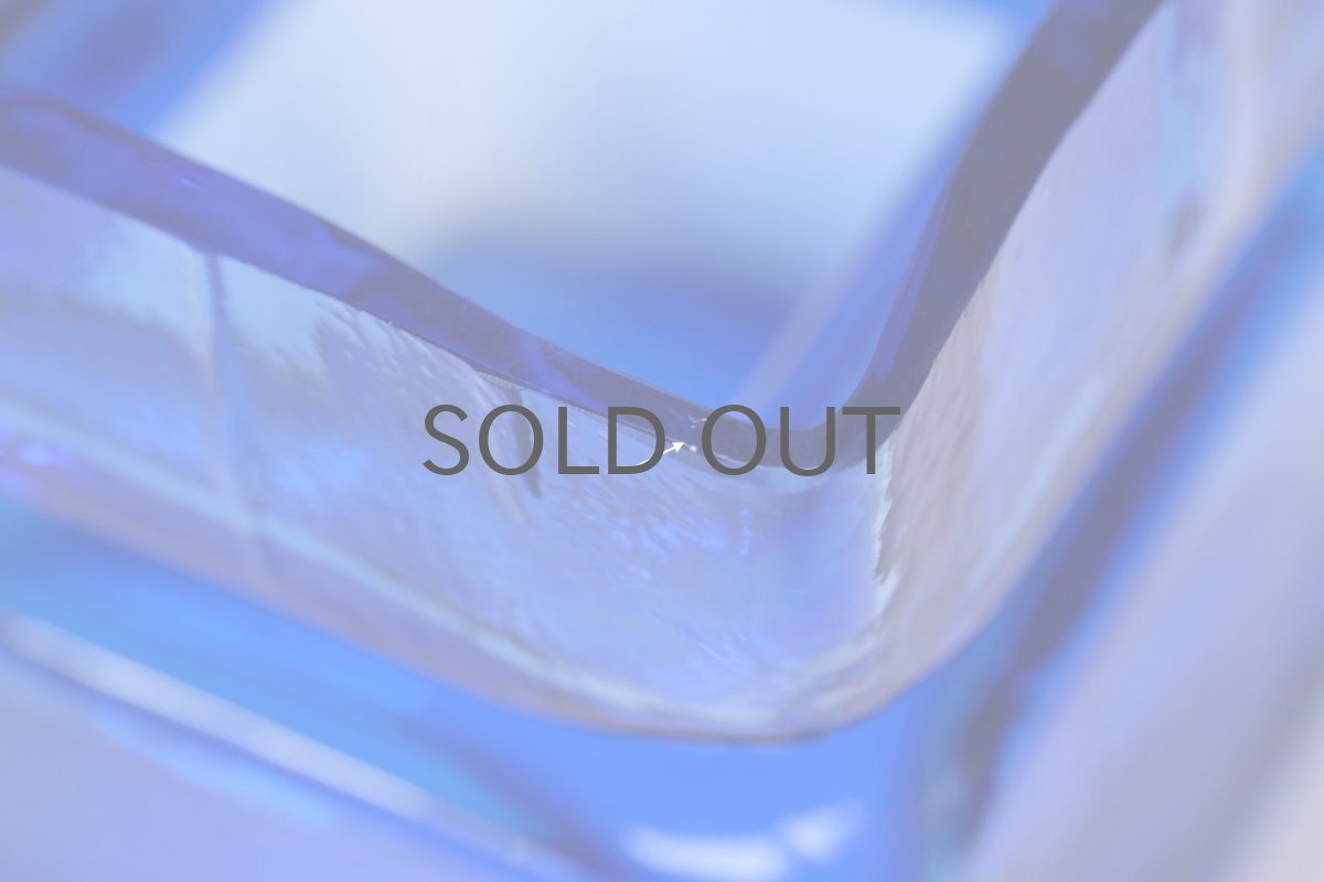 画像7: 北欧雑貨/Riihimaen Lasi/リーヒマエンラシ/Pala/パラシリーズ/花瓶/Lサイズ/ブルー (7)