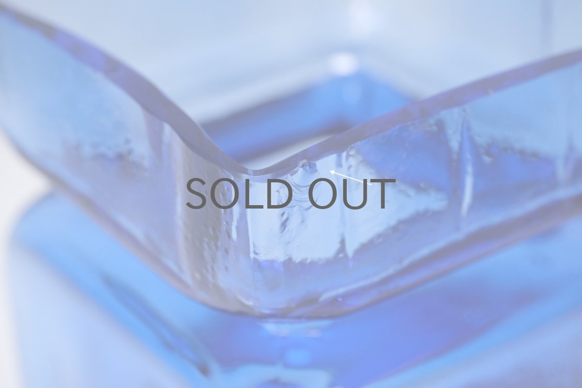 画像6: 北欧雑貨/Riihimaen Lasi/リーヒマエンラシ/Pala/パラシリーズ/花瓶/Lサイズ/ブルー (6)