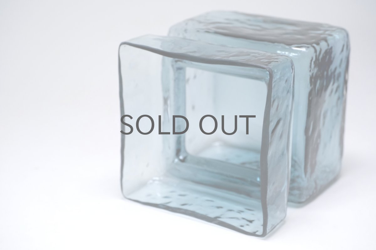 画像5: 北欧雑貨/Riihimaen Lasi/リーヒマエンラシ/Pala/パラシリーズ/花瓶/Lサイズ/ブルーグレー (5)