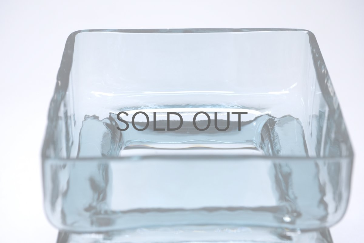 画像7: 北欧雑貨/Riihimaen Lasi/リーヒマエンラシ/Pala/パラシリーズ/花瓶/Lサイズ/ブルーグレー (7)