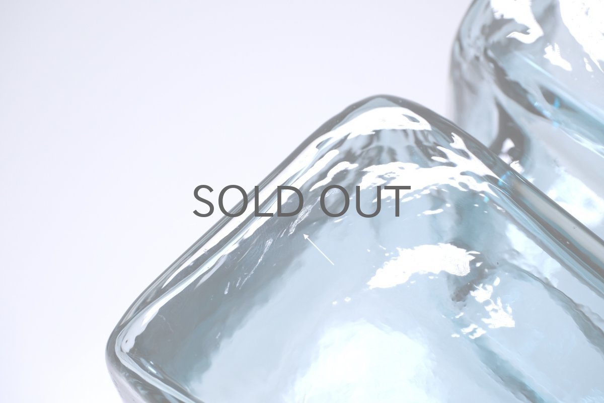 画像8: 北欧雑貨/Riihimaen Lasi/リーヒマエンラシ/Pala/パラシリーズ/花瓶/Lサイズ/ブルーグレー (8)