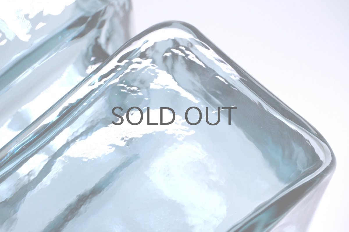 画像10: 北欧雑貨/Riihimaen Lasi/リーヒマエンラシ/Pala/パラシリーズ/花瓶/Lサイズ/ブルーグレー (10)