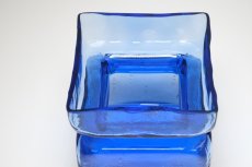 画像4: 北欧雑貨/Riihimaen Lasi/リーヒマエンラシ/Pala/パラシリーズ/花瓶/Lサイズ/ブルー (4)