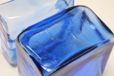 画像7: 北欧雑貨/Riihimaen Lasi/リーヒマエンラシ/Pala/パラシリーズ/花瓶/Lサイズ/ブルー (7)