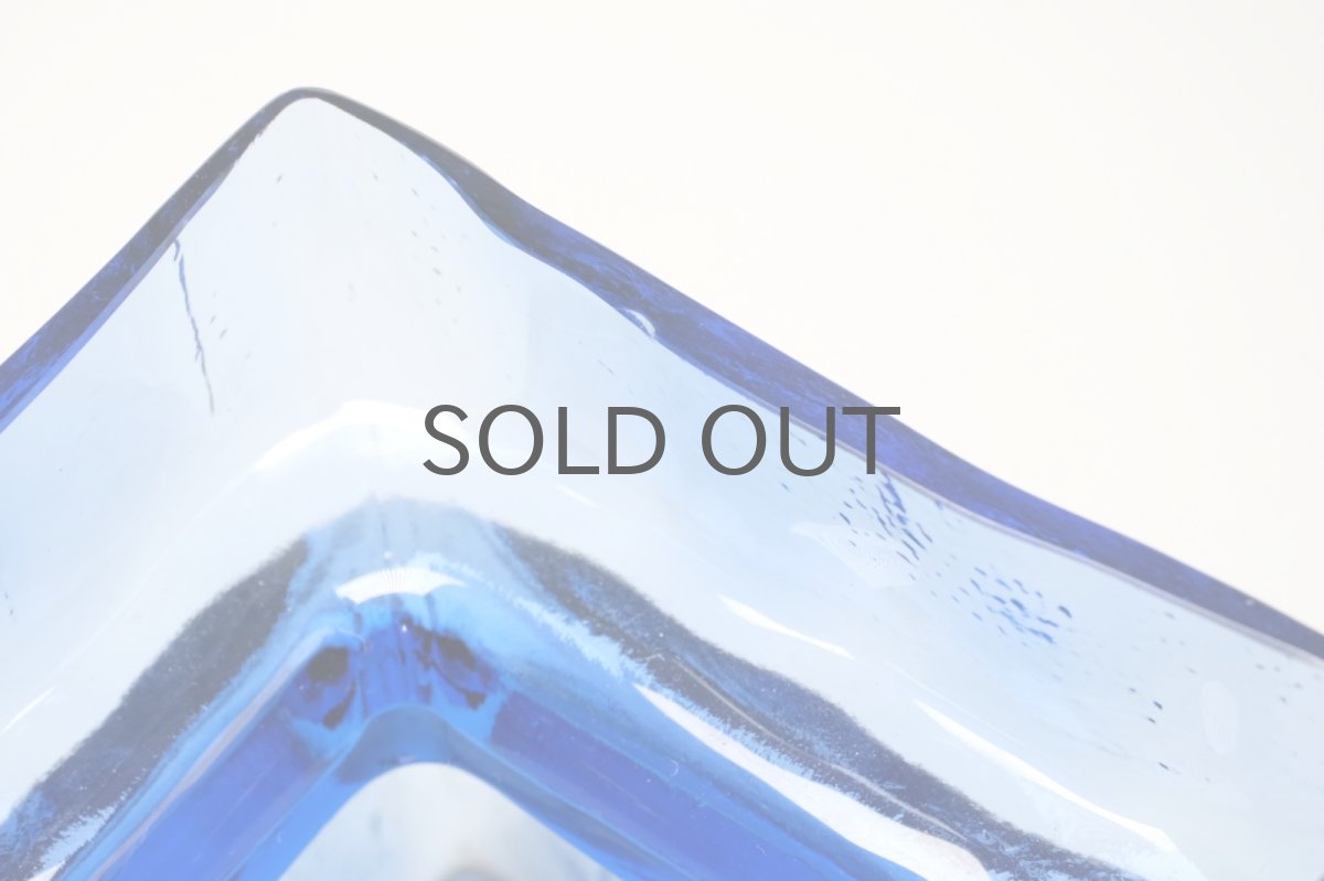 画像6: 北欧雑貨/Riihimaen Lasi/リーヒマエンラシ/Pala/パラシリーズ/花瓶/Lサイズ/ブルー (6)