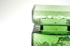 画像6: 北欧雑貨/Riihimaen Lasi/リーヒマエンラシ/Pala/パラシリーズ/花瓶/モスグリーン/Lサイズ (6)