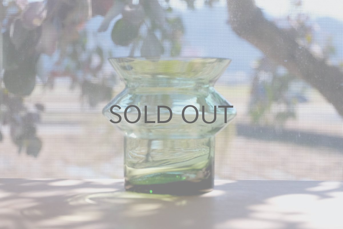 画像7: フィンランド/Riihimaen Lasi/リーヒマエンラシ/Helena Tynell /ヘレナ・ティネル/HYRRÄ/ヒュッラ/ベース/H12/オリーブグリーン (7)