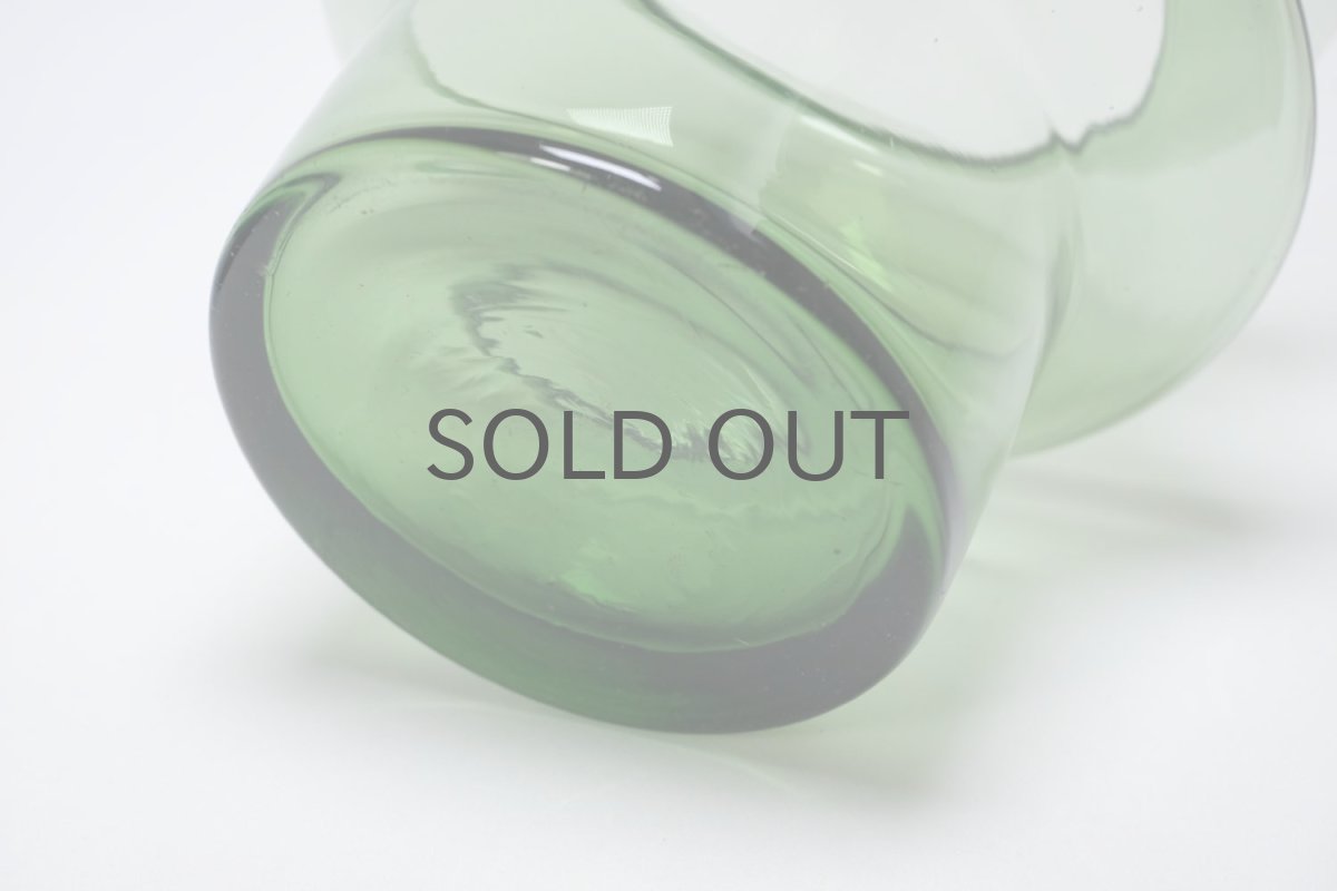 画像6: フィンランド/Riihimaen Lasi/リーヒマエンラシ/Helena Tynell /ヘレナ・ティネル/HYRRÄ/ヒュッラ/ベース/H12/オリーブグリーン (6)