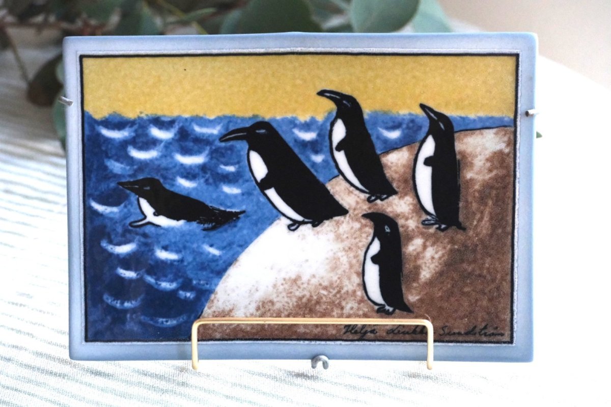 画像1: ARABIA/アラビア /Helja Liukko Sundstrom/ヘルヤ・リウッコ・スンドストロム/ファーストペンギン (1)