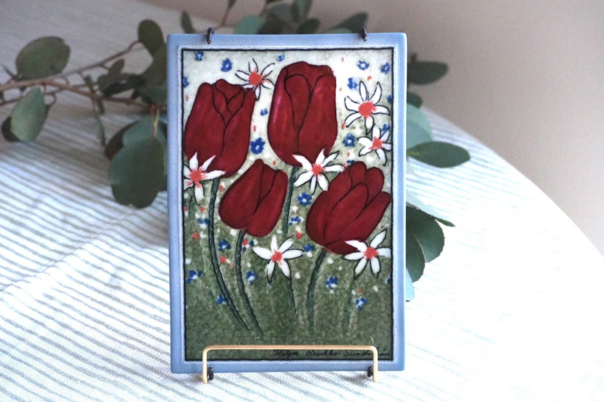 画像1: ARABIA/アラビア /Helja Liukko Sundstrom/ヘルヤ・リウッコ・スンドストロム/チューリップ/心をこめて (1)