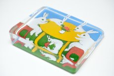 画像6: iittala/イッタラ /Helja Liukko Sundstrom/ヘルヤ・リウッコ・スンドストロム/glass cards/グラスカード/Negotiation bunny /ウサギたちの相談/Sサイズ (6)