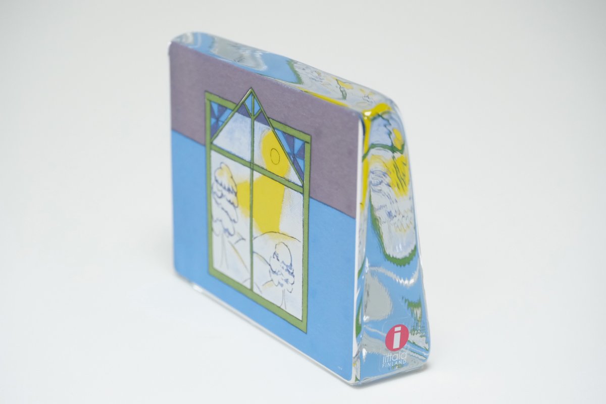 画像5: iittala/イッタラ /Helja Liukko Sundstrom/ヘルヤ・リウッコ・スンドストロム/glass cards/グラスカード/Shimmering Snow/きらめく雪/Sサイズ (5)