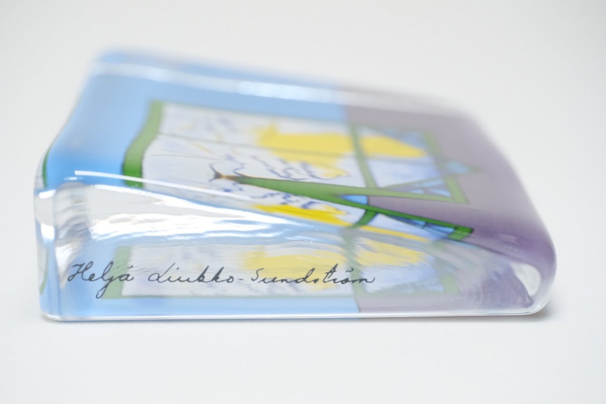 画像7: iittala/イッタラ /Helja Liukko Sundstrom/ヘルヤ・リウッコ・スンドストロム/glass cards/グラスカード/Shimmering Snow/きらめく雪/Sサイズ (7)