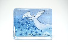 画像1: iittala/イッタラ /Helja Liukko Sundstrom/ヘルヤ・リウッコ・スンドストロム/glass cards/グラスカード/Leikkivä enkeli/ 天使の戯れ/Sサイズ (1)