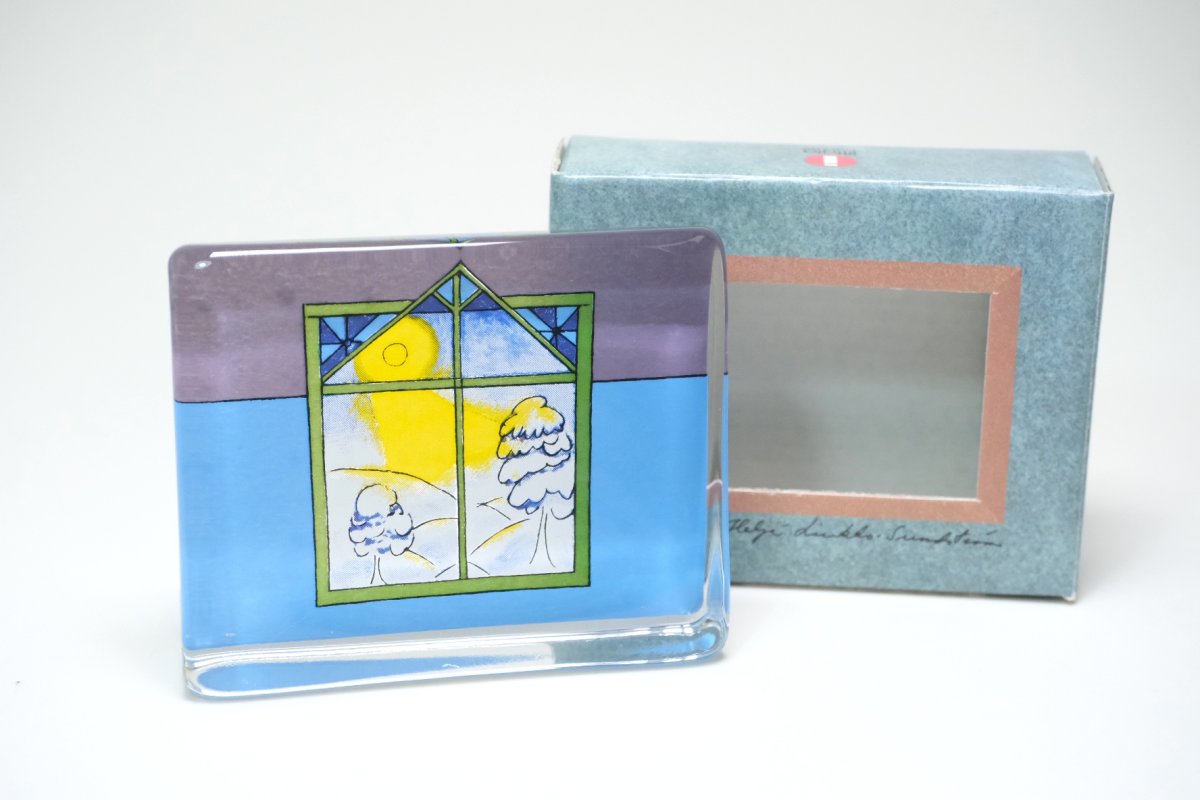 画像8: iittala/イッタラ /Helja Liukko Sundstrom/ヘルヤ・リウッコ・スンドストロム/glass cards/グラスカード/Shimmering Snow/きらめく雪/Sサイズ (8)