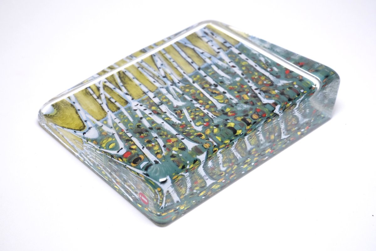 画像6: iittala/イッタラ/Helja Liukko Sundstrom/ヘルヤ・リウッコ・スンドストロム/Lehtien tanssi/落ち葉たちのダンス/ガラスカード/Lサイズ (6)