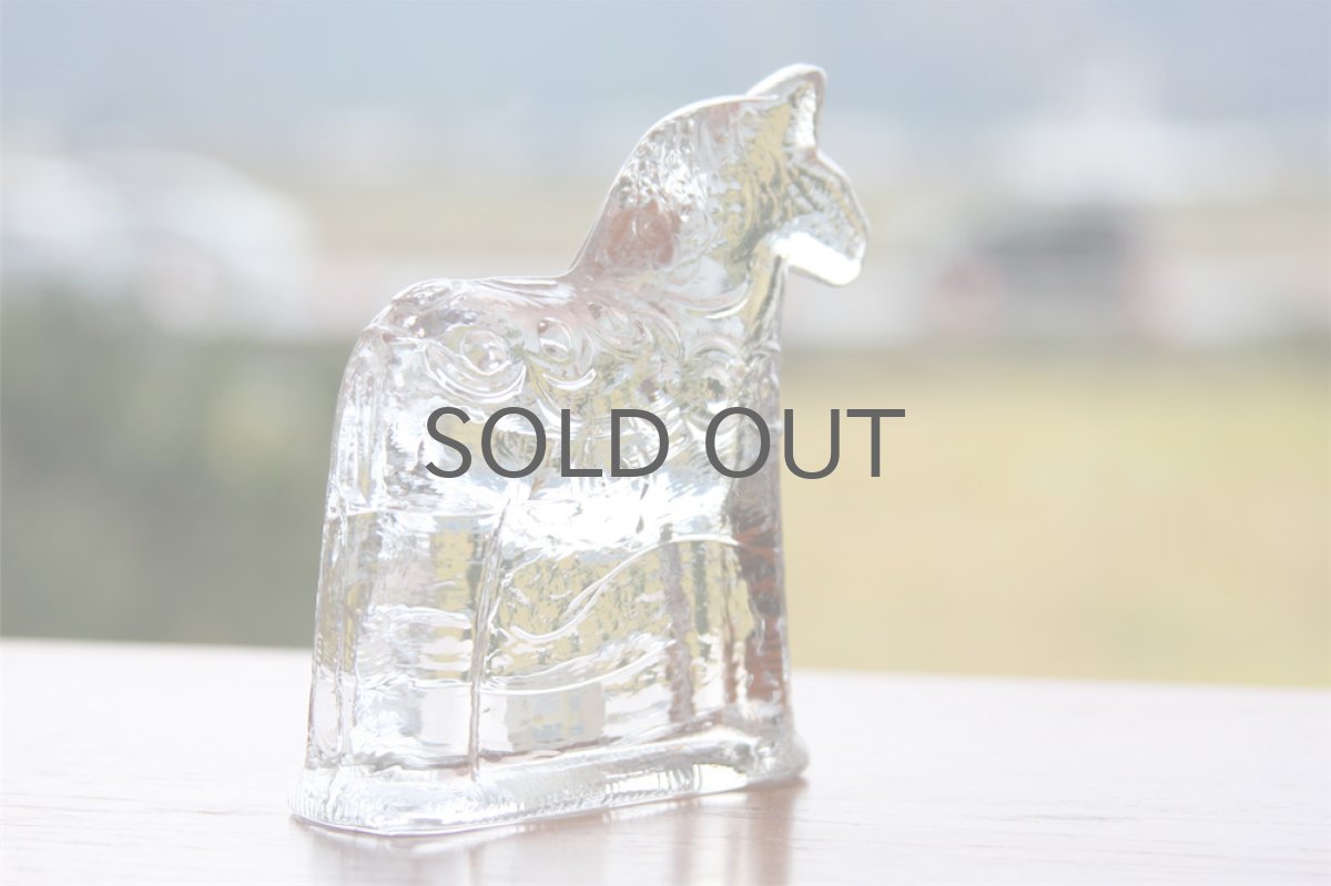画像3: スウェーデン Lindshammar社製  ガラスのオブジェ  ダーラナホース Mサイズ (3)