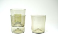 画像7: ビンテージ北欧雑貨/Kaj Franck/カイ・フランク/Nuutajarvi/ヌータヤルヴィ/Lilli/タンブラー/1719/ライトオリーブグレー/No.1 (7)