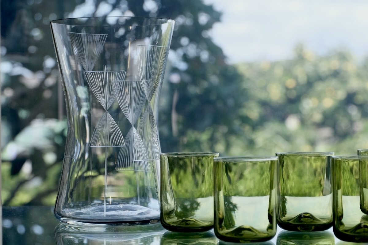 画像8: ビンテージ北欧雑貨/Kaj Franck/カイ・フランク/Nuutajarvi/ヌータヤルヴィ/Rista/Länsi (8)