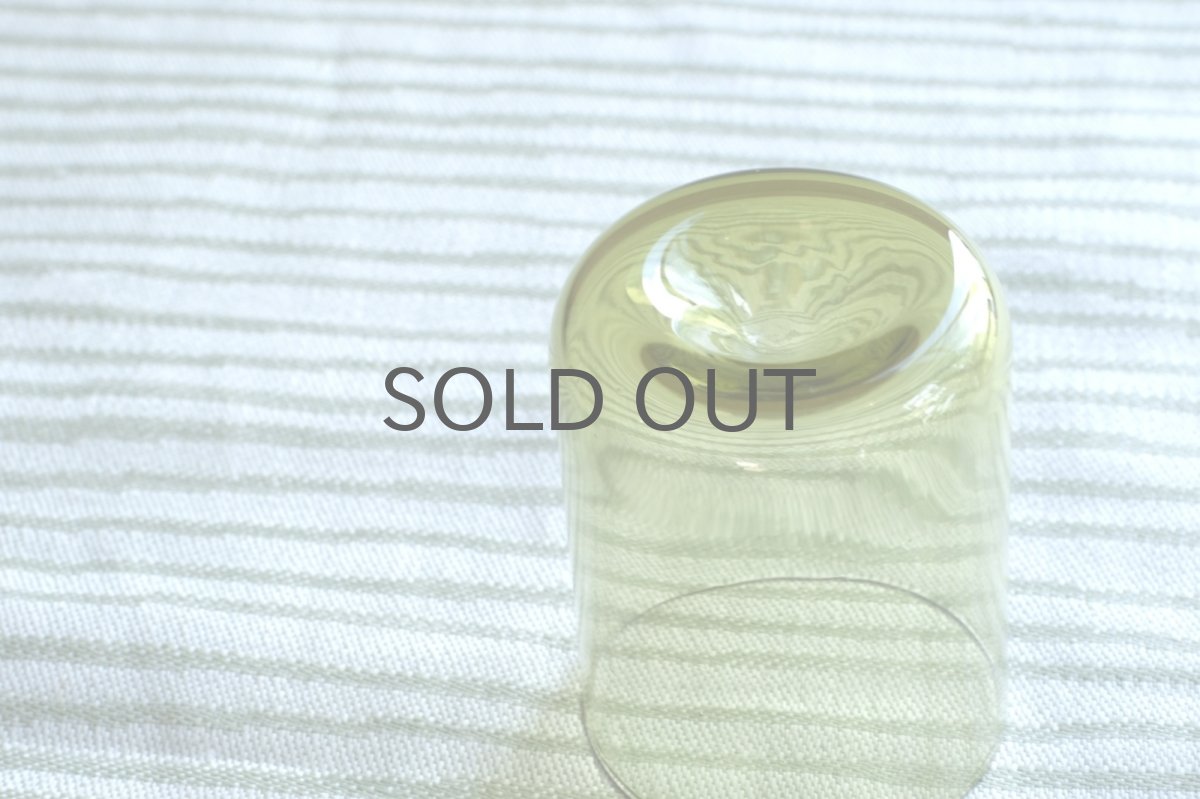 画像3: ビンテージ北欧雑貨/Kaj Franck/カイ・フランク/Nuutajarvi/ヌータヤルヴィ/Lilli/ショットグラス/オリーブグリーン/No.2 (3)